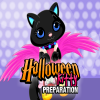 halloween kitty preperation