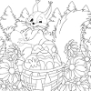 Kid's coloring: Easter coloring