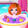 Baby Emma Bathing
