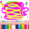 Children's Star Paint, Multiple Brush Sizes, Save Option