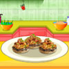 Safron Stuffed Mushrooms