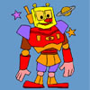 Space Robot Coloring